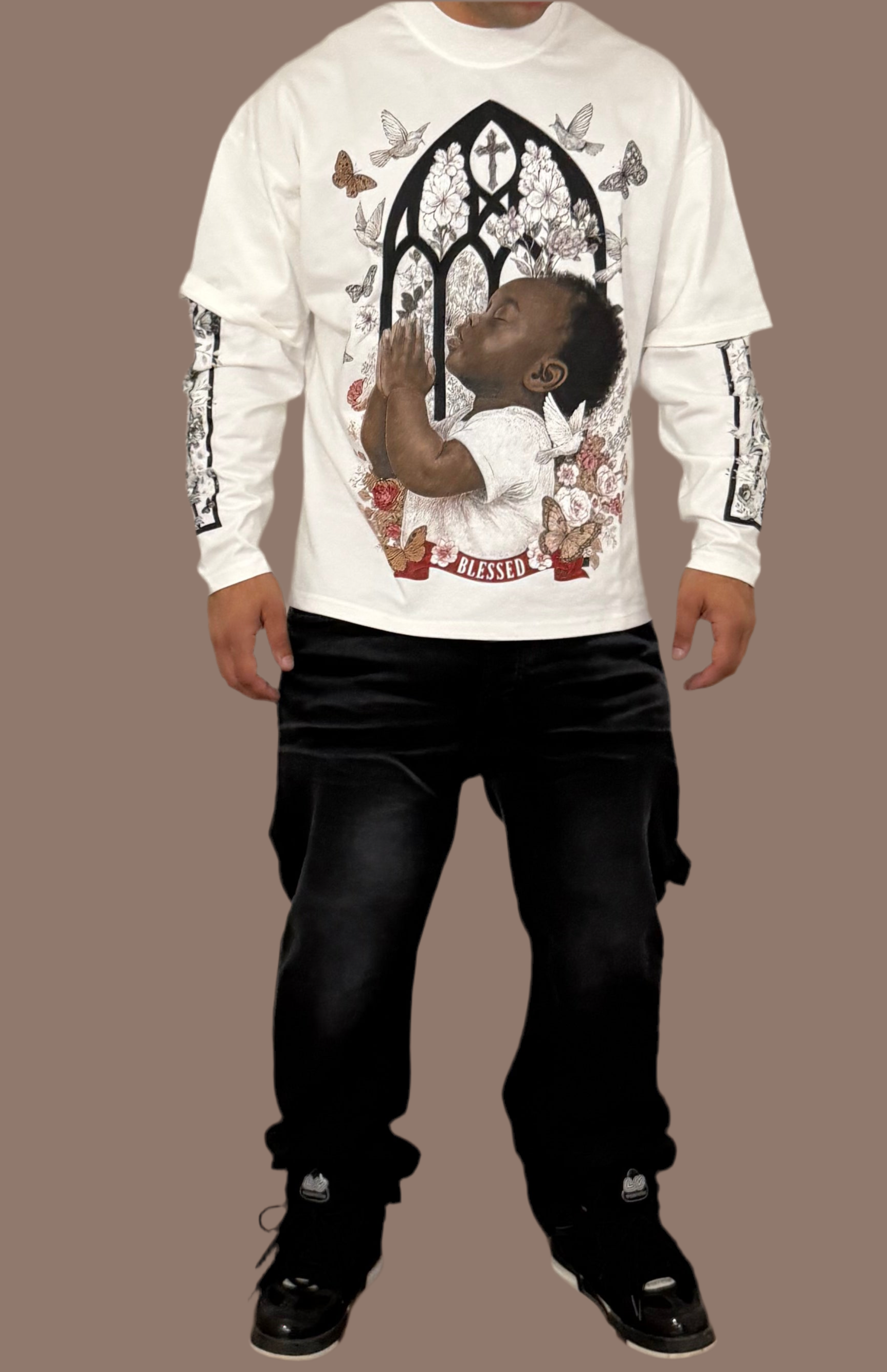 Maglia in cotone “blessed”