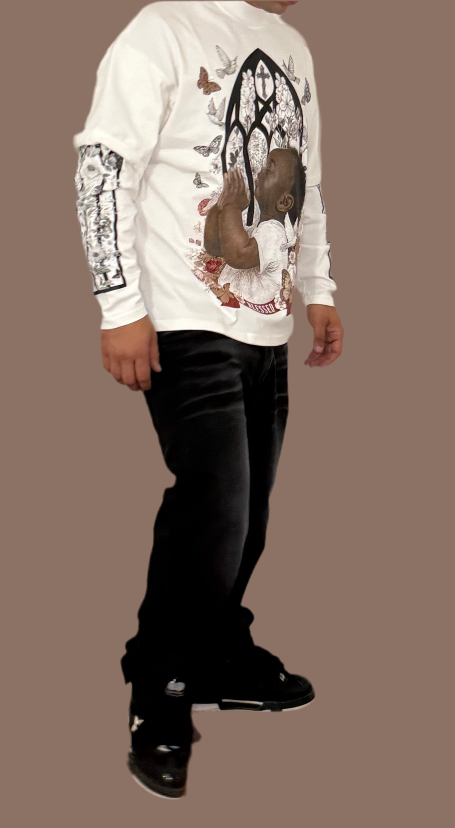 Maglia in cotone “blessed”