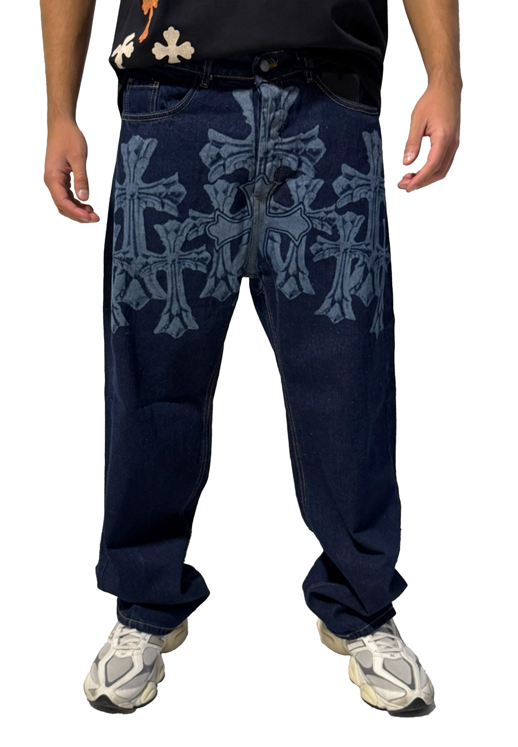 Baggy Jeans "Crosses"